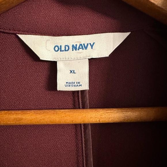 Old Navy Deep Burgundy Blazer - Picture 2 of 7
